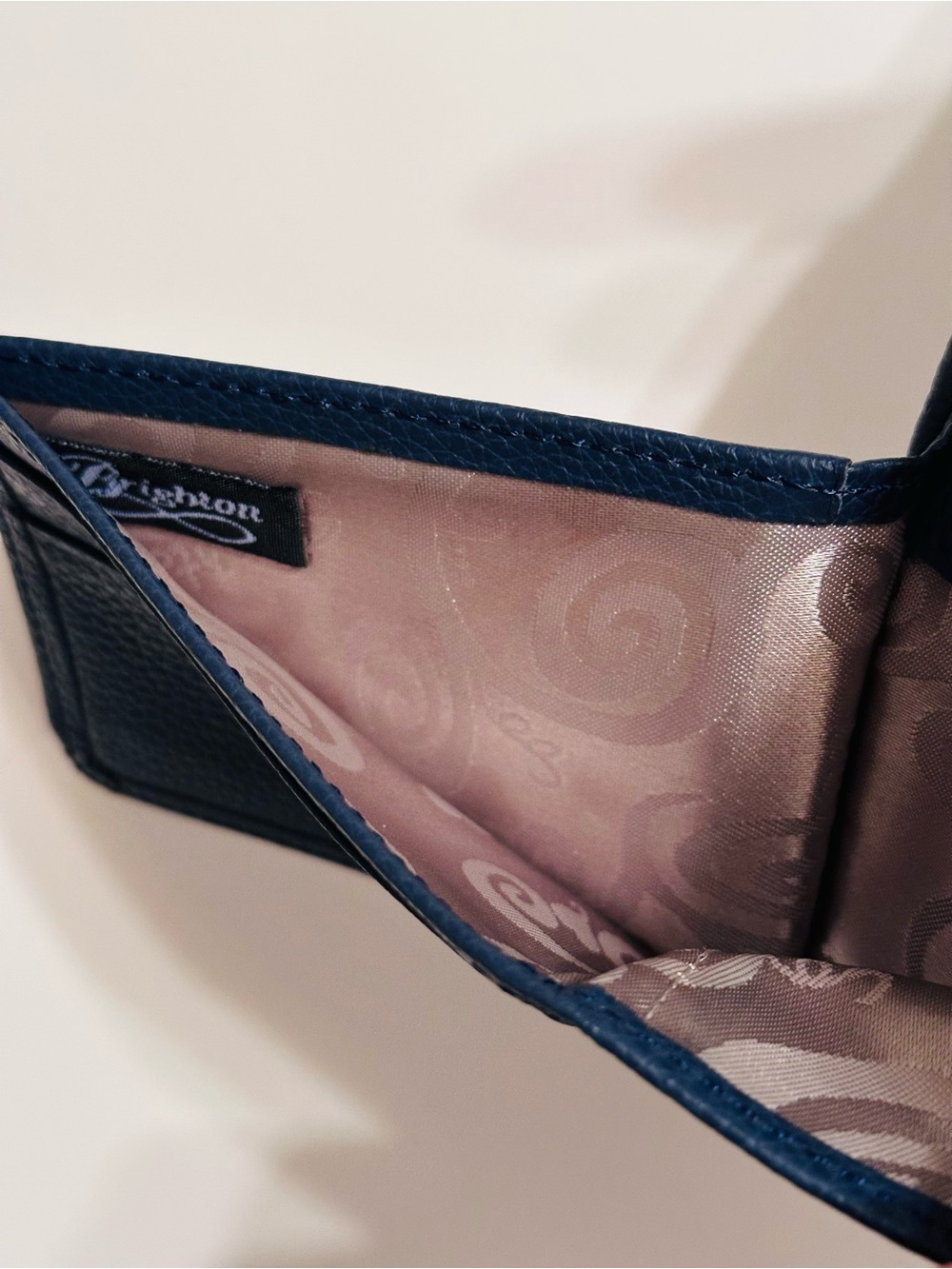NWOT Brighton Bellissimo Blue Heart Small Wallet - Picture 10 of 12